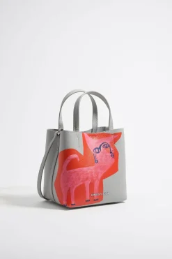 Mujer BIMBA Y LOLA Bolso Chihuahua<Bolso Chihuahua X Ana Leovy Pequeno Piel Gris Claro