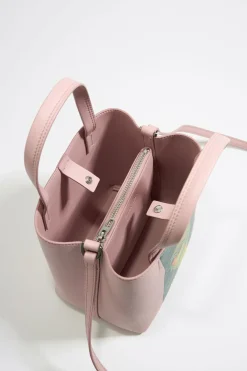 Mujer BIMBA Y LOLA Bolso Chihuahua<Bolso Chihuahua X Ana Leovy Pequeno Piel Rosa Pastel