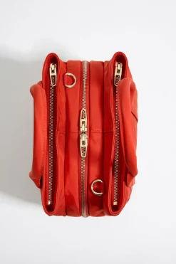 Mujer BIMBA Y LOLA Bolsos Nylon<Bolso De Mano Mediano Nylon Coral