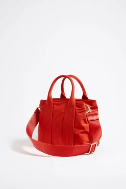 Mujer BIMBA Y LOLA Bolsos Nylon<Bolso De Mano Mediano Nylon Coral