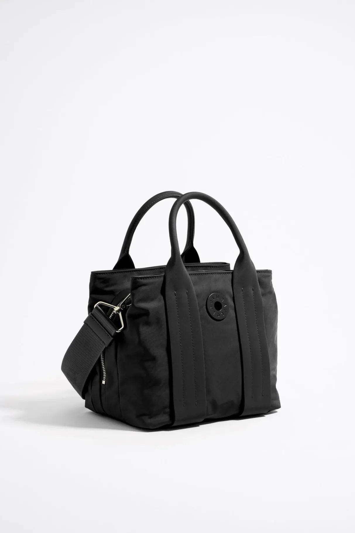 Mujer BIMBA Y LOLA Bolsos Nylon<Bolso De Mano Mediano Nylon Negro