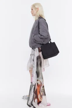 Mujer BIMBA Y LOLA Bolsos Nylon<Bolso De Mano Mediano Nylon Negro