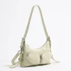 Mujer BIMBA Y LOLA Bolsos Pocket<Bolso Hobo Pocket Mini Piel Hueso