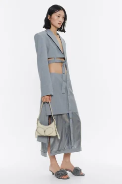 Mujer BIMBA Y LOLA Bolsos Pocket<Bolso Hobo Pocket Mini Piel Hueso