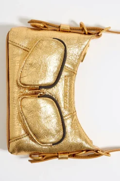 Mujer BIMBA Y LOLA Bolsos Pocket<Bolso Hobo Pocket Mini Piel Dorado