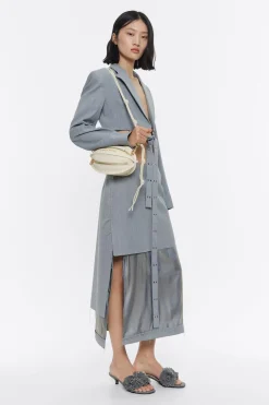 Mujer BIMBA Y LOLA Bolsos Piel<Bolso Pelota Pequeno Piel Hueso