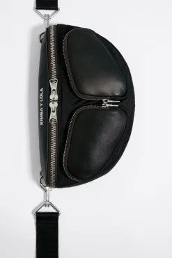 Mujer BIMBA Y LOLA Bolsos Pocket<Bolso Rinonera Pocket Pequeno Piel Negro