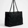 Mujer BIMBA Y LOLA Bolsos Nylon<Bolso Shopper Grande Negro