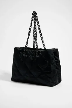 Mujer BIMBA Y LOLA Bolsos Nylon<Bolso Shopper Grande Negro