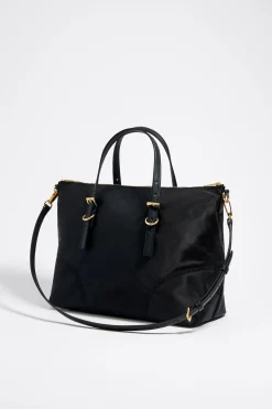Mujer BIMBA Y LOLA Bolsos Nylon<Bolso Shopper Grande Negro