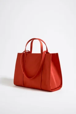Mujer BIMBA Y LOLA Bolsos Nylon<Bolso Shopper Grande Nylon Coral
