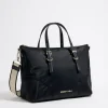 Mujer BIMBA Y LOLA Bolsos Nylon<Bolso Shopper Grande Nylon Negro