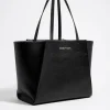 Mujer BIMBA Y LOLA Bolsos Piel<Bolso Shopper Grande Piel Negro