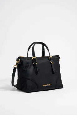 Mujer BIMBA Y LOLA Bolsos Nylon<Bolso Shopper Mediano Negro