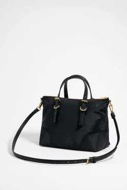 Mujer BIMBA Y LOLA Bolsos Nylon<Bolso Shopper Mediano Negro