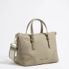 Mujer BIMBA Y LOLA Bolsos Nylon<Bolso Shopper Mediano Nylon Caqui Claro