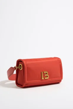 Mujer BIMBA Y LOLA Bolsos Nylon<Bolso Solapa Mediano Nylon Coral