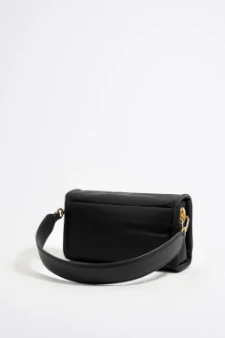 Mujer BIMBA Y LOLA Bolsos Nylon<Bolso Solapa Mediano Nylon Negro