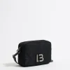 Mujer BIMBA Y LOLA Bolsos Nylon<Bolso Solapa Mini Nylon Acolchado Negro