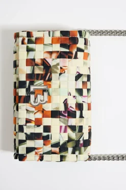 Mujer BIMBA Y LOLA Bolsos Nylon<Bolso Solapa Mini Nylon Trenzado Print Perfume