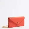 Mujer BIMBA Y LOLA Piel<Bolso Solapa Mini Piel Coral