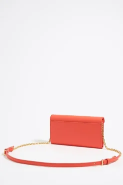 Mujer BIMBA Y LOLA Piel<Bolso Solapa Mini Piel Coral