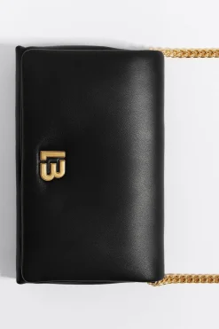 Mujer BIMBA Y LOLA Bolsos Piel<Bolso Solapa Mini Piel Napa Negro