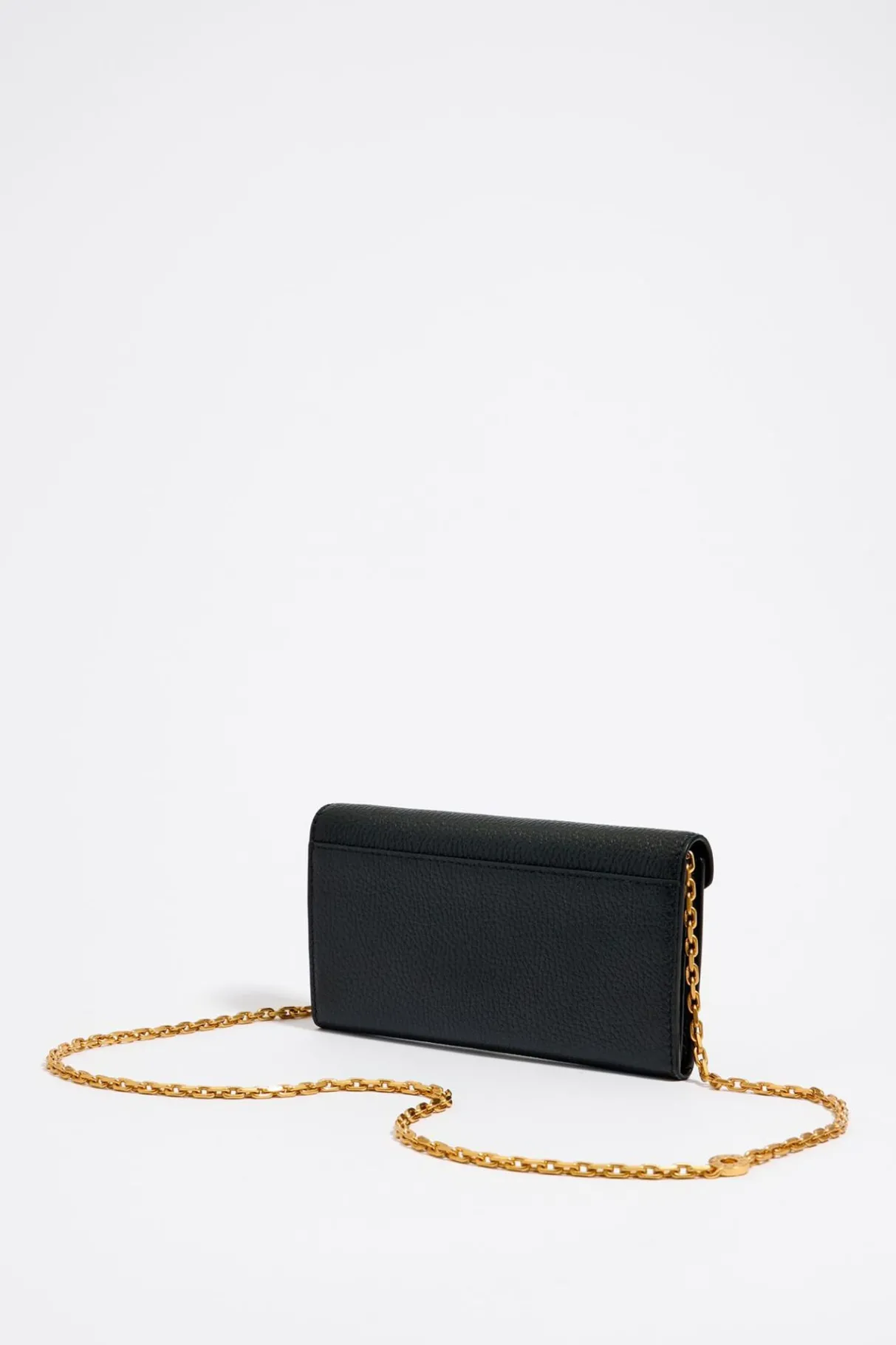 Mujer BIMBA Y LOLA Piel<Bolso Solapa Mini Piel Negro