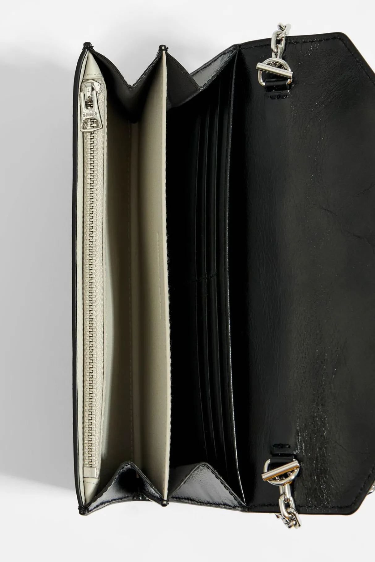 Mujer BIMBA Y LOLA Piel<Bolso Solapa Mini Piel Negro