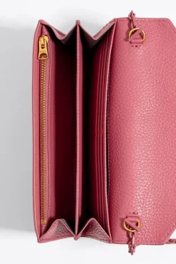 Mujer BIMBA Y LOLA Piel<Bolso Solapa Mini Piel Rosa