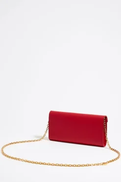 Mujer BIMBA Y LOLA Piel<Bolso Solapa Mini Piel Rojo