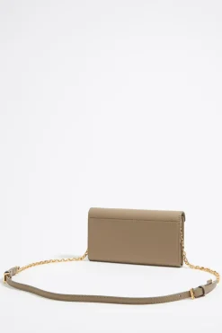 Mujer BIMBA Y LOLA Piel<Bolso Solapa Mini Piel Topo