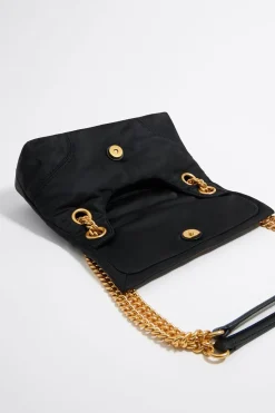 Mujer BIMBA Y LOLA Bolsos Nylon<Bolso Solapa Pequeno Nylon Negro