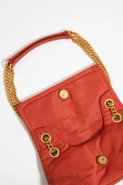 Mujer BIMBA Y LOLA Bolsos Nylon<Bolso Solapa Pequeno Nylon Coral