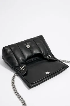 Mujer BIMBA Y LOLA Bolsos Piel<Bolso Solapa Pequeno Piel Napa Negro