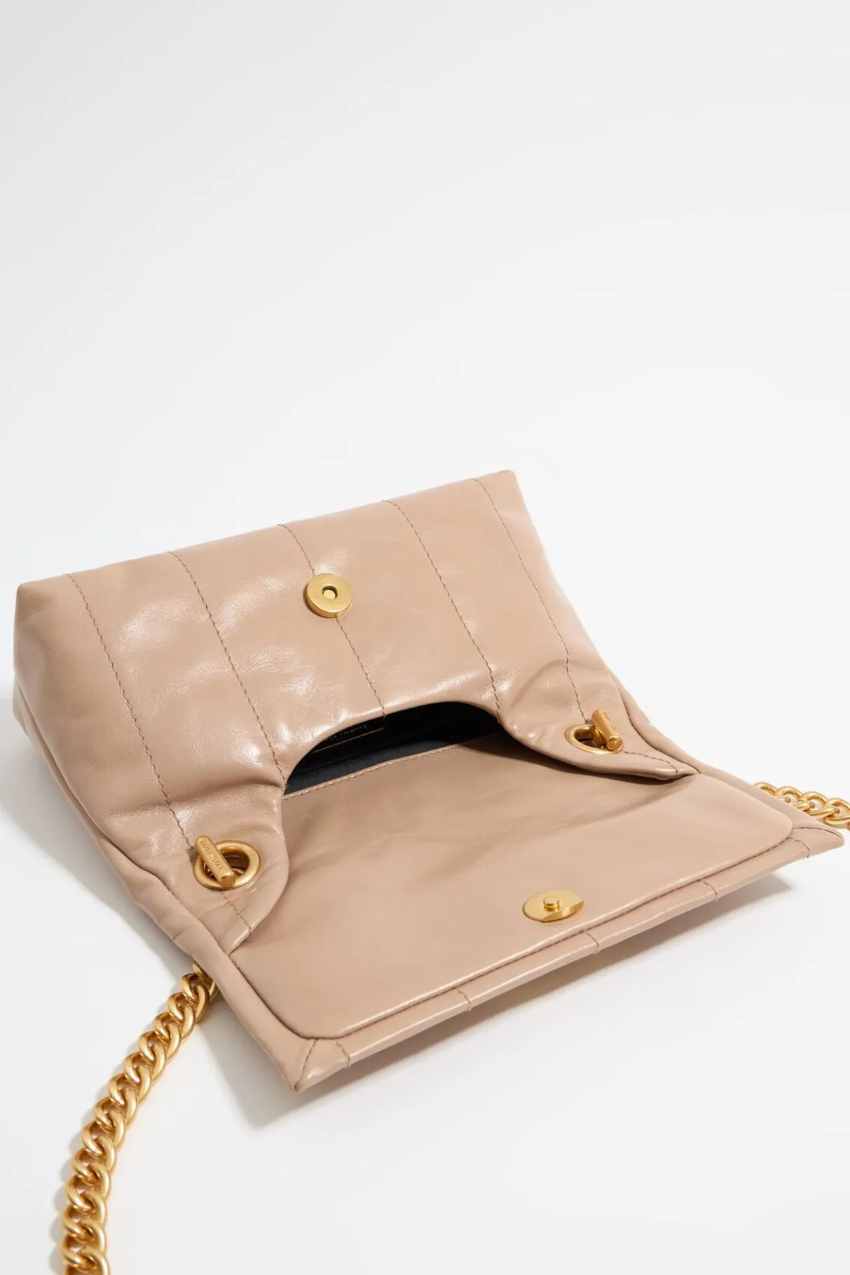 Mujer BIMBA Y LOLA Bolsos Piel<Bolso Solapa Pequeno Piel Camel