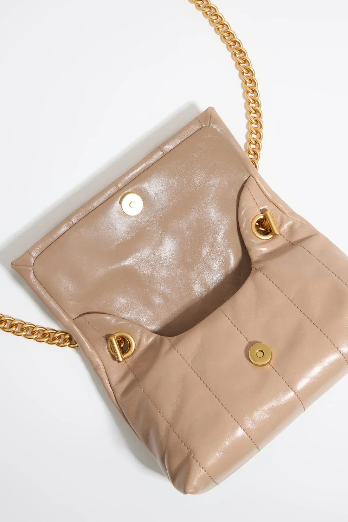 Mujer BIMBA Y LOLA Bolsos Piel<Bolso Solapa Pequeno Piel Camel