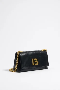 Mujer BIMBA Y LOLA Bolsos Piel<Bolso Solapa Pequeno Piel Negro