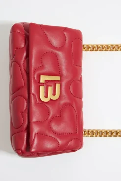 Mujer BIMBA Y LOLA Bolsos Piel<Bolso Solapa Pequeno Piel Napa Rojo