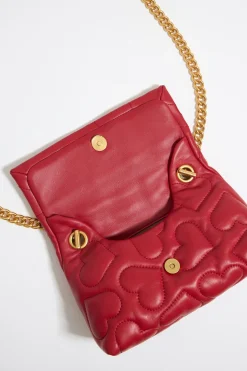 Mujer BIMBA Y LOLA Bolsos Piel<Bolso Solapa Pequeno Piel Napa Rojo