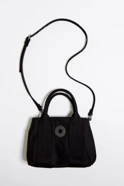 Mujer BIMBA Y LOLA Bolsos Nylon<Bolso Tote Mini Negro