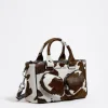 Mujer BIMBA Y LOLA Bolsos Pocket<Bolso Tote Pocket Mediano Piel Print Vaca