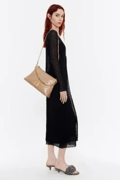 Mujer BIMBA Y LOLA Bolsos Piel<Bolso Trapecio Mediano Piel Camel