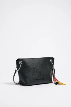 Mujer BIMBA Y LOLA Bolsos Piel<Bolso Trapecio Mediano Piel Negro