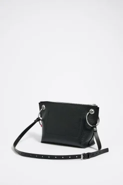 Mujer BIMBA Y LOLA Bolsos Piel<Bolso Trapecio Mediano Piel Negro