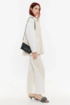 Mujer BIMBA Y LOLA Bolsos Piel<Bolso Trapecio Mini Piel Negro