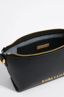 Mujer BIMBA Y LOLA Bolsos Piel<Bolso Trapecio Mini Piel Negro