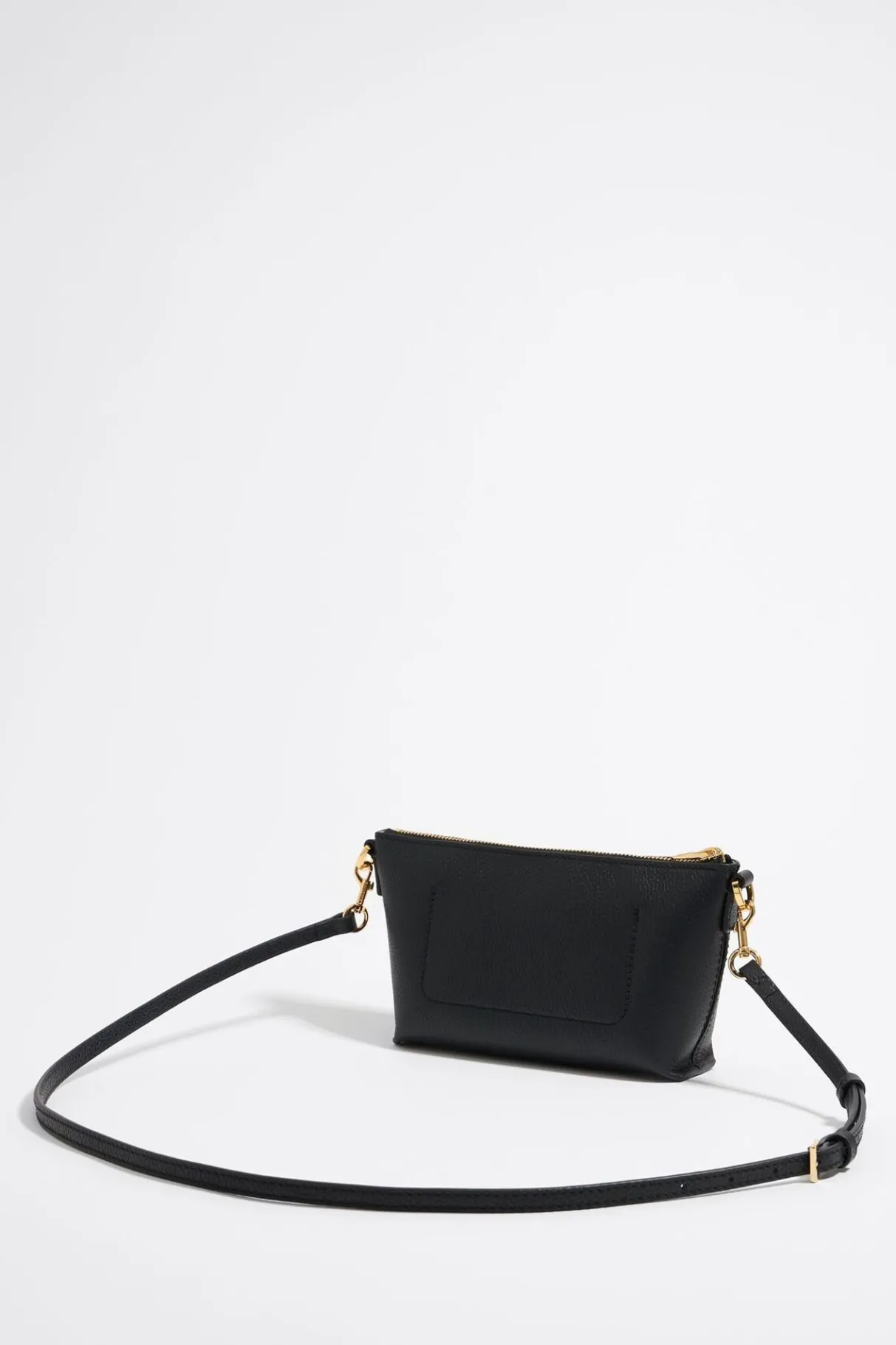 Mujer BIMBA Y LOLA Bolsos Piel<Bolso Trapecio Mini Piel Negro