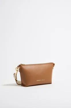 Mujer BIMBA Y LOLA Bolsos Piel<Bolso Trapecio Mini Piel Miel