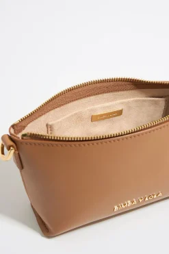 Mujer BIMBA Y LOLA Bolsos Piel<Bolso Trapecio Mini Piel Miel